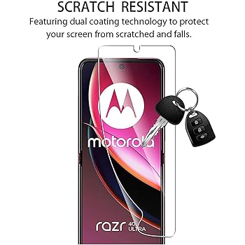 Amazon | Motorola razr 40 Ultra 5G 用のフルカバー ヒドロゲル